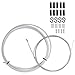 PChero Universal Bike Shift and Brake Cable Sets, Bicycle Brake Line Cable & Housing Kits + Mountain bicycle Shift cable and Housing Kit for MTB/Road Bike