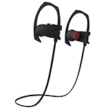 ISSIKI JAPAN Bluetooth Headphones Wireless In Ear Earbuds V4.1 Sports Sweatproof Earphones , Premium Sound with Bass Noise Reducing, Secure Fit Bluetooth Headset for Running, Workout and Gym (Black)