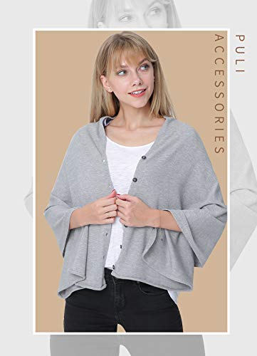 PULI-Damen-Schal-Poncho-Decke-Cape-Cardigan-KaschmirKaschmir-Wickelschal-fr-Frhling-Sommer-Herbst