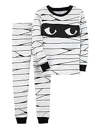 Pijamas de Halloween de esqueleto de los bebés de Carter