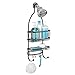 mDesign Bathroom Shower Caddy, for Shampoo, Conditioner, Soap and Razors - Bronze
