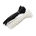 Cable Matters 200 Self-Locking 8-Inch Nylon Cable Ties in Black and White