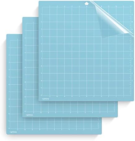 12x12 Cutting Mat for Silhouette Cameo 3/2/1(Lightgrip, 3 Pack)