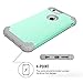 iPhone 6s Case,iPhone 6 Case,Auker Dual Layer Shockproof Drop Proof Military Grade Full Body Hybrid Protective Slim Fit Case with Hard PC+Soft Silicon for Girls&Boys for iPhone 6/6s 4.7 inch (Mint)