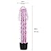 Crystal Prickly Shock AV Barbed Spike Vibrator Stick Rod for Women, MLSice Female Vaginal Stimulator Masturbation Massage Stroker Magic Wand Clitoral G Spot Dildo Vibrators - Pink