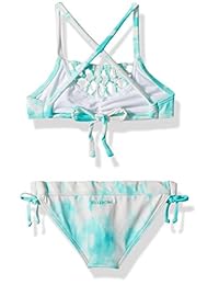 Conjunto de baño de bikini Billabong para niñas Paz 4 U Espalda Cruzada