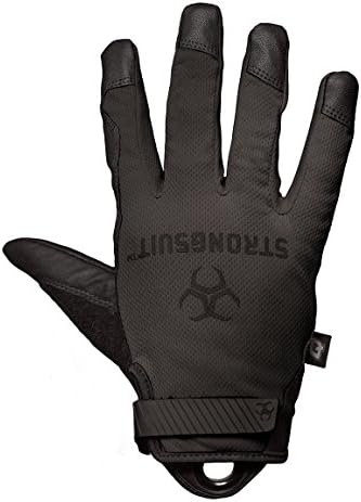 StrongSuit 41400-XS Q Series Tactical Glove, X-Small, Black