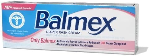 Balmex Zinc Oxide Diaper Rash Cream 4 oz. - Buy Packs and SAVE (Pack of 2)