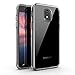MagiDeal Galaxy J3 2018,J3V 3rd Gen,J3 Star,J3 Orbit,J3 Achieve,J3V 2018 Case, [2 in 1 Series] Hybrid Shockproof Drop Protective Impact Rugged Heavy Duty Dual Layer Armor Phone Case Clear