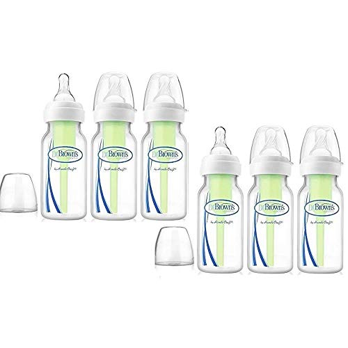 Dr. Brown's Bottles 6 Count (4 Oz), Option Bottles Can Be Used with or