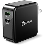 Quick Charge 3.0, iClever BoostCube+ 36W Dual USB Wall Charger with Qualcomm QC 3.0 and SmartID for Galaxy Note 7, S7/S6/Edge, LG G5/G4, HTC 10 A9, Nexus, iPhone 7, iPad and More