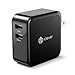 iClever BoostCube+ 36W Dual USB Wall Charger with Qualcomm 3.0 and SmartID Tech for iPhone and More