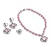 Dress Up America Princess Jewelry Set for Girls (Pink)