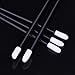 eBoot 300 Pack Disposable Lip Brushes Lipstick Gloss Wands Applicator Makeup Tool Kits, Black