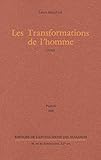 Les Transformations de l'homme : (1956) by 