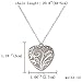 Inspirational Keep Going Necklace Stainless Steel Bar Initial Pendant Necklace Encouragement Jewelry for Teen Girls Kids Men (heart purple)
