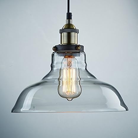 Ainfox One Light Indoor Mini Pendant Industrial Vintage Flush