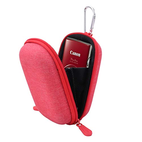 Aenllosi Hard Carrying Case for Canon PowerShot ELPH 180/190 Digital Camera (Carrying case, Red)
