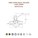Midline Valve 800Q056 Full Port PEX Ball Valve 3/4 Inch Forged Brass Lead-Free, 3/4