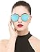 BAVIRON Cat Eye Sunglasses for Women Polarized 100% UV Protection Mirrored Glasses