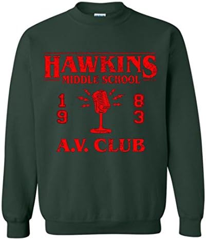 KOOZSHOP Hawkins Middle School Radio AV Club 1983 Indiana Sweatshirt