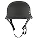 Outlaw T-75 German Style Flat Black Half Helmet - X-Large