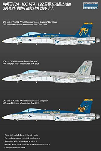 Academy 12547 USN F/A-18E VFA-143 Pukin Dogs 1/72 Scale Model Kit