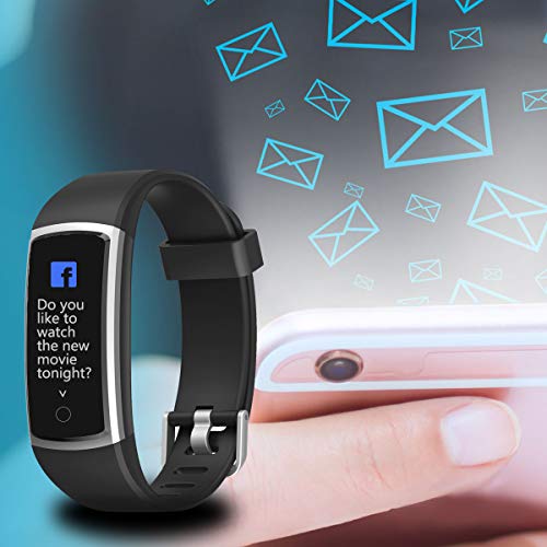 CHEREEKI Fitness Tracker, Heart Rate Monitor Activity Tracker with Blood Pressure Sleep Monitor 14 Sports Tracking, Color Screen IP68 Waterproof, Fitness Watch Step Calorie Counter - Thumbnail 5
