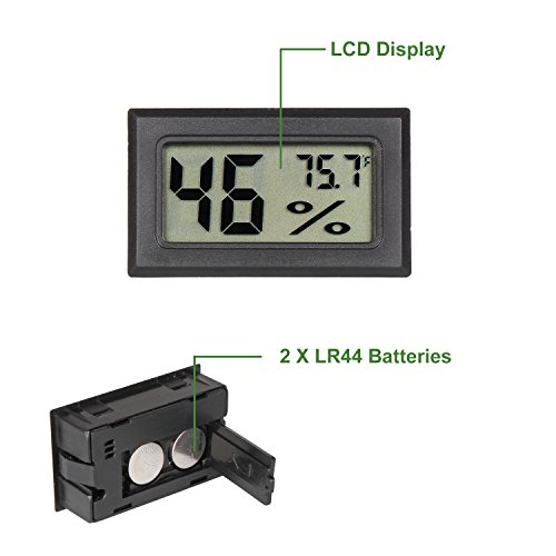 1 Qooltek+Hygrometer+Thermometer+Temperature+Incubators