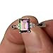 iLH Clearance Rings,ZYooh Women Princess Cut Mystic Rainbow Rings Engagement Diamond Rings Jewelry Gift (Rainbow, 8)