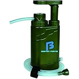 [2018 UPGRADED] Boston Fortis Personal Portable Water Filter, 4-Stage Purifier, Emergency Survival Gear, Outdoor, Hiking, Camping, Travel, Backpacking, Military, 0.1 Micron, with 5 Integrated Features