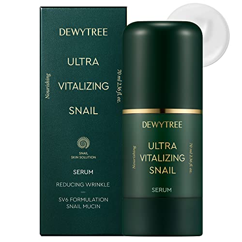 DEWYTREE Ultra Vitalizing Snail Face Repair Ampoule Serum Facial Serum with Snail Secretion