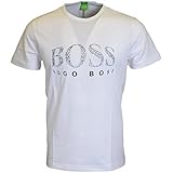 Hugo Boss Green Tee 6 Printed Cotton White T-Shirt