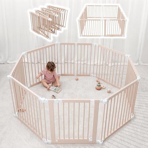 Comfy Cubs Baby Gate Playpen 57x57x25in