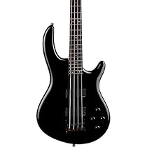 Dean E4 EMG CBK Edge 4-String Bass Guitar with EMGs, Classic Black
