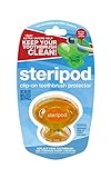 Steripod (Single Pack Orange) Clip-On Toothbrush Protector