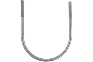 Conquest Fasteners U Bolt Round, 10-7/8" x 13-13/16" Hot Dip Galvanized for Round Pipe