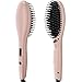 AsaVea Hair Straightening Brush 4 with Premium Anion Generator, Lighter and Smaller, Best for Using at Home or Travelling (rose gold)