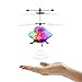 REALACC Flying UFO Helicopter Ball Mini Helicopter Infrared Induction Helicopter with Led Light RC Toy RC Flying Ball RC Infrared Induction for Kid Teenagers