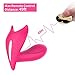 Wearable Vagina Vibrator with 7 Frequency Wireless Remote-Control G Spot Vibrator Massager/Clitoris Vibrator for Woman (Pink)