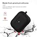 2pack Upgrade AirPods Pro Case Protective Cover (Front LED Visible) Environmentally Friendly Silicone Durable Prevents Scratch/Falling (Black) …