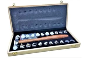 Interchangeable Hammer 20 Head Precision Hammer Set Silversmithing Metalsmithing Shaping Forming Hammer Nylon and Metal Faces By JTS