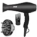 Ionic Hair Dryer with Diffuser,Concentrator and Styling Pik, Lightweight Quiet Blow Dryer, Powerful 1875W Motor for Smooth and Fast Drying Hair