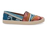 TOMS MULTI CANVAS GEOMETRIC WOMEN'S AVALON SLIP-ONS
