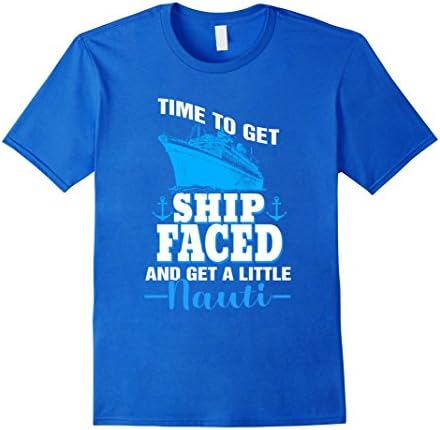 Mens Cruise T Shirt Funny Family and Group Cruise Ship Tees XL Royal Blue
