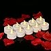 LEOSAN Tea Lights Flameless Led Candles:24 Pack Flickering Warm Yellow 200 Hours Battery Operated Powered Tea Light for Party Wedding Birthday Easter Gifts and Home Decoration