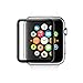 Apple Watch Screen Protector 38mm [2 Pack], 3D Curved Edge Full Coverage Tempered Screen Protector for Apple Watch 38mm Series 3/2/1 (Black01)