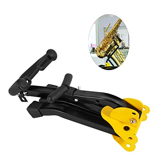 Alto/Tenor Sax Stand - Foldable(12") & Adjustable - Triangle Base Design by KUWAN - Thumbnail 7