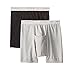 Munsingwear Men's 2-Pack Boxer Brief,Black/Grey Heather,Medium