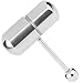 Vibrating Tongue Ring Stainless Steel Body Piercing With 2 Batteries Stainless Steel